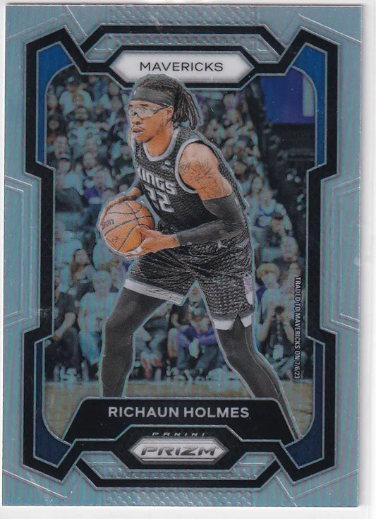 2023-24 PRIZM #212 RICHAUN HOLMES REFRACTOR- DALLAS MAVERICKS - Basketball Card Single