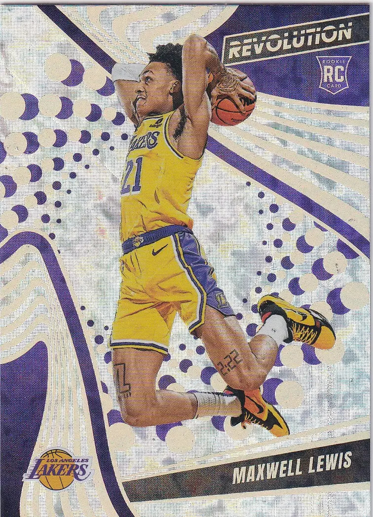 2023-24 REVOLUTION #139 MAXWELL LEWIS AVALANCHE- LOS ANGELES LAKERS