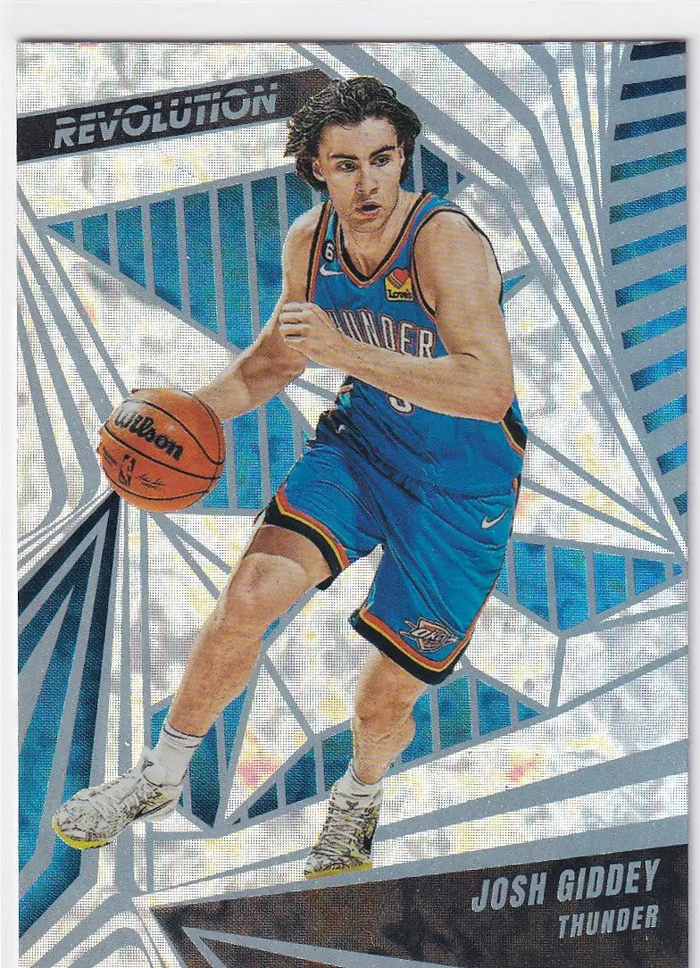 2023-24 REVOLUTION #39 JOSH GIDDEY AVALANCHE- OKLAHOMA CITY THUNDER