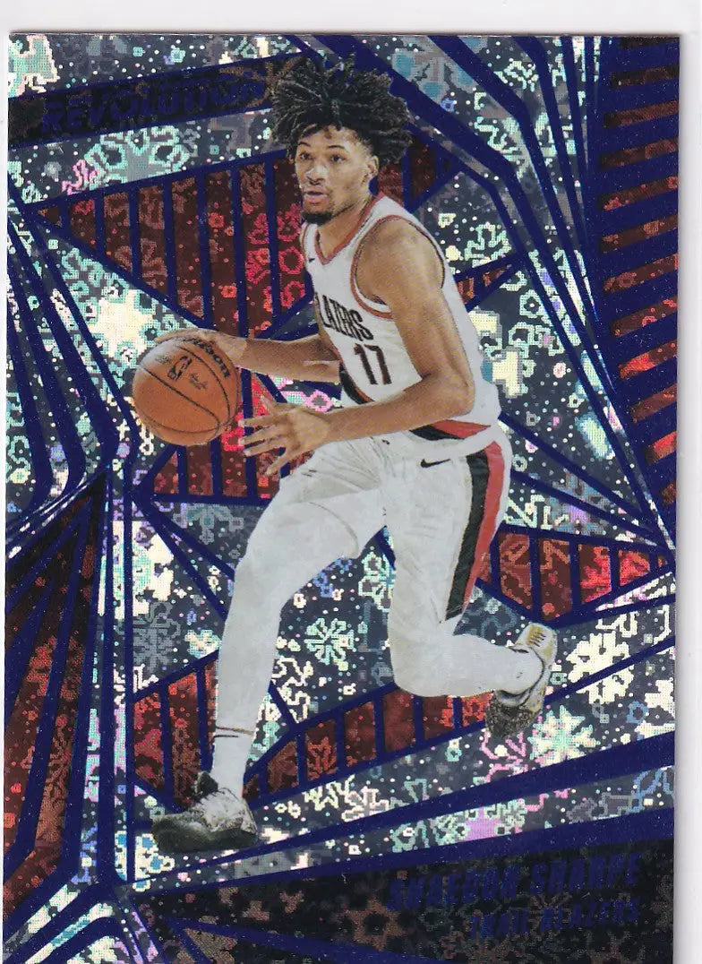 2023-24 REVOLUTION #44 SHAEDON SHARPE WINTER- PORTLAND TRAIL BLAZZERS - Basketball Card Single