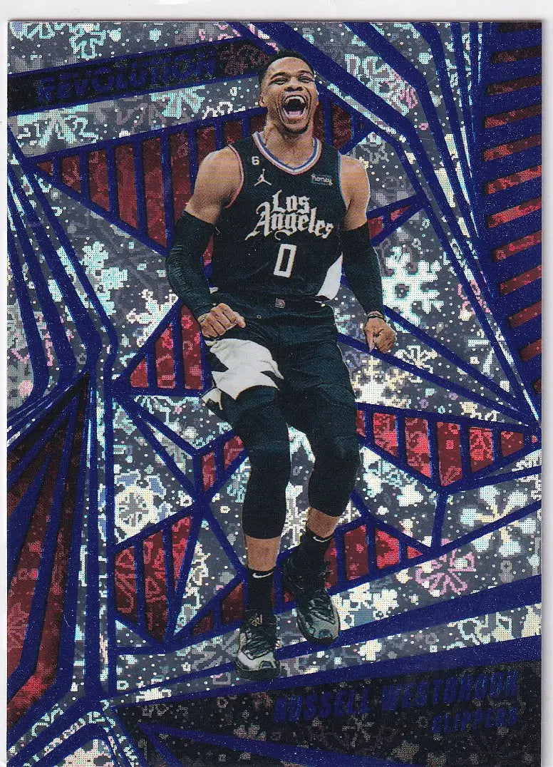 2023-24 REVOLUTION #8 RUSSELL WESTBROOK WINTER- LOS ANGELES CLIPPERS - Basketball Card Single