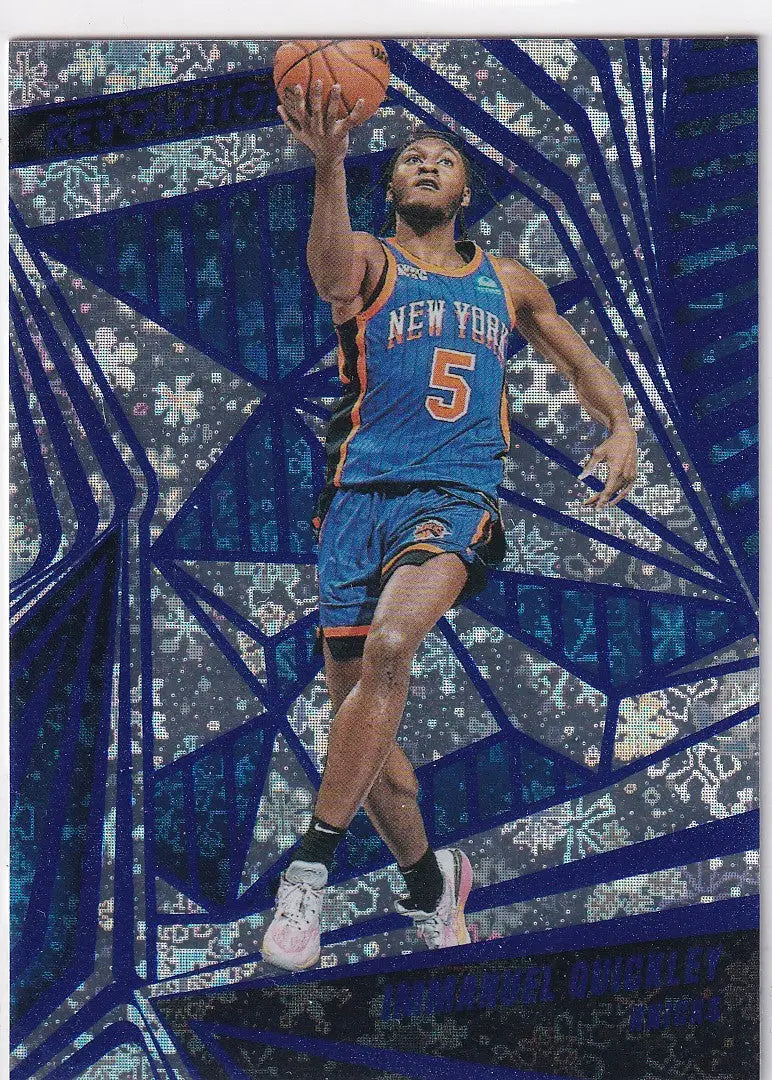 2023-24 REVOLUTION #93 IMMANUEL QUICKLEY WINTER- NEW YORK KNICKS