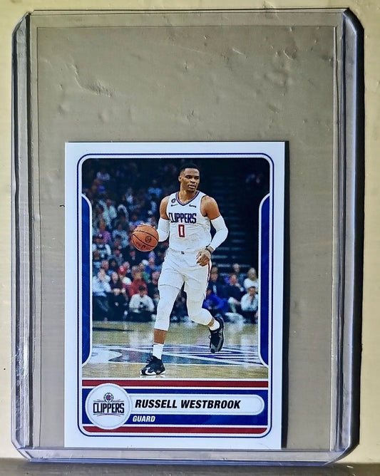 2023-24 Russell Westbrook Panini NBA Basketball #352 Sticker LA Clippers - Basketball Card Single
