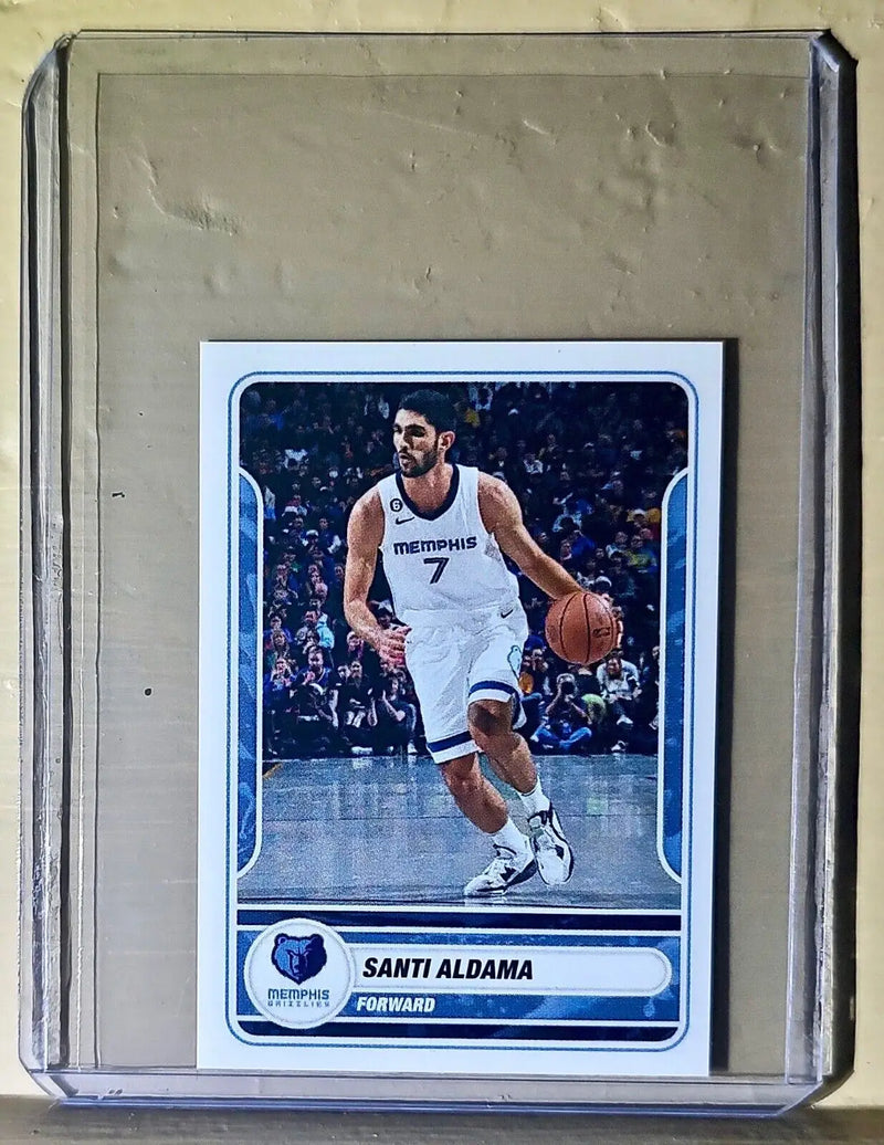 2023-24 Santi Aldama Panini NBA Basketball #384 Sticker Memphis Grizzlies - Basketball Card Single