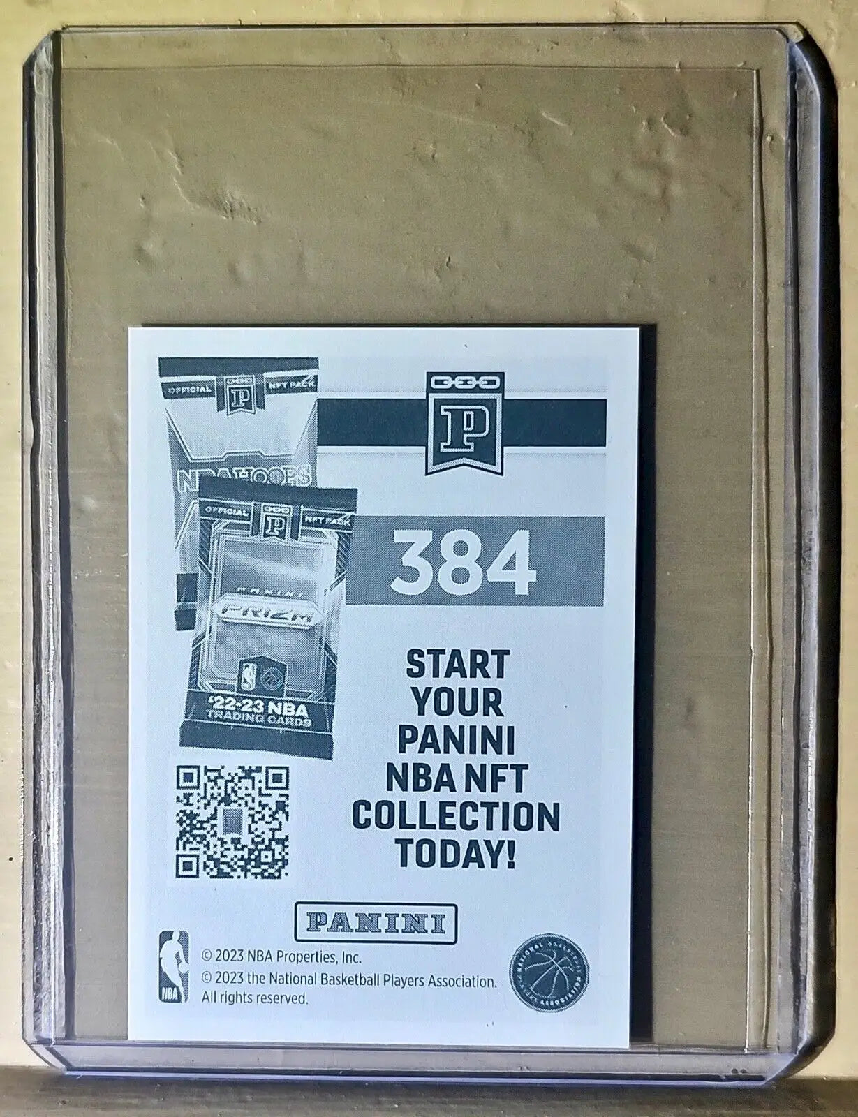 2023-24 Santi Aldama Panini NBA Basketball #384 Sticker Memphis Grizzlies - Basketball Card Single