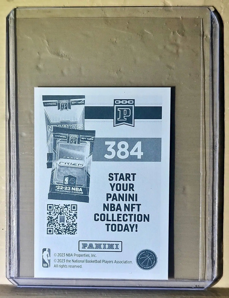 2023-24 Santi Aldama Panini NBA Basketball #384 Sticker Memphis Grizzlies - Basketball Card Single