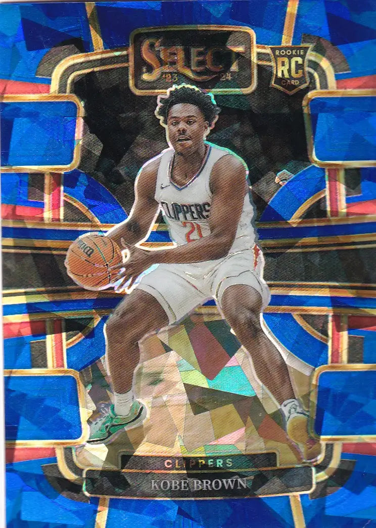2023-24 SELECT #79 KOBE BROWN CRACKED ICE- LOS ANGELES CLIPPERS