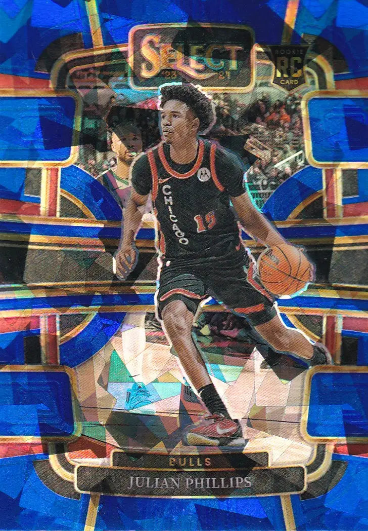 2023-24 SELECT #82 JULIAN PHILLIPS CRACKED ICE- CHICAGO BULLS
