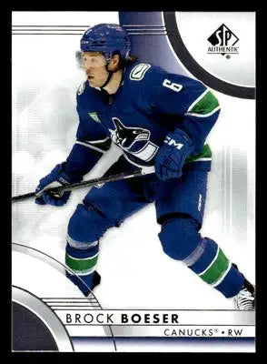2023-24 SP Authentic #38 Brock Boeser - Hockey Card Single