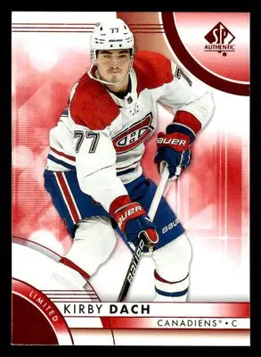 2023-24 SP Authentic #65 Kirby Dach Limited Red - Hockey Card Single