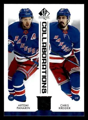 2023-24 SP Authentic #C-22 Artemi Panarin / Chris Kreider Collaborations - Hockey Card Single