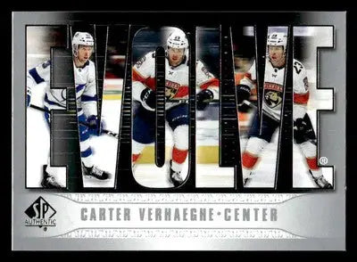 2023-24 SP Authentic #E-22 Carter Verhaeghe Evolve - Hockey Card Single