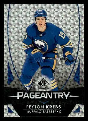 2023-24 SP Authentic #P-49 Peyton Krebs Pageantry - Hockey Card Single