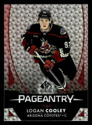 2023-24 SP Authentic #P-63 Logan Cooley Pageantry - Hockey Card Single