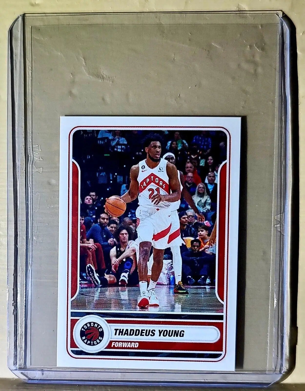 2023-24 Thaddeus Young Panini NBA Basketball #280 Sticker Toronto Raptors - Basketball Card Single