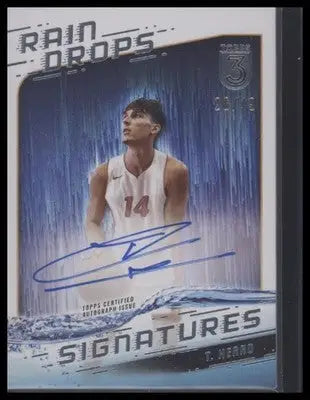 2023-24 Topps 3 #RS-TH Tyler Herro Raindrops Signatures #26/49 - Basketball Card Single