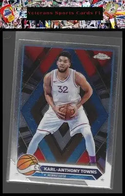 2023-24 Topps Chrome #105 Karl-Anthony Towns