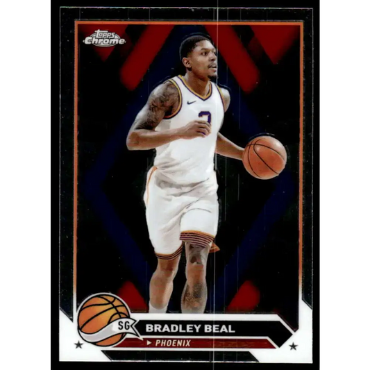 2023-24 Topps Chrome #108 Bradley Beal NM-MT Phoenix Suns Basketball Card - Basketball Card Single
