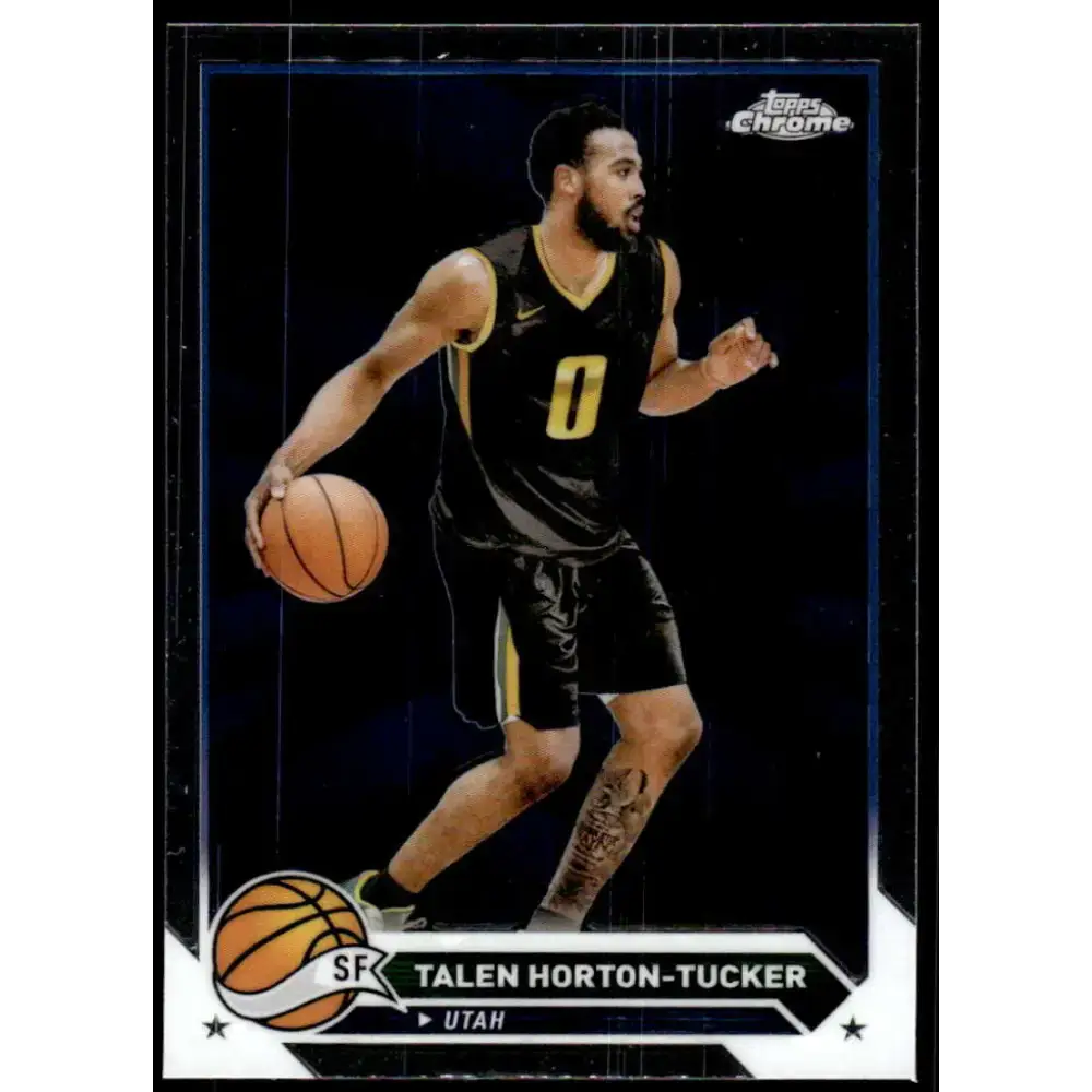 2023-24 Topps Chrome #124 Talen Horton-Tucker NM-MT Utah Jazz Basketball Card - Basketball Card Single