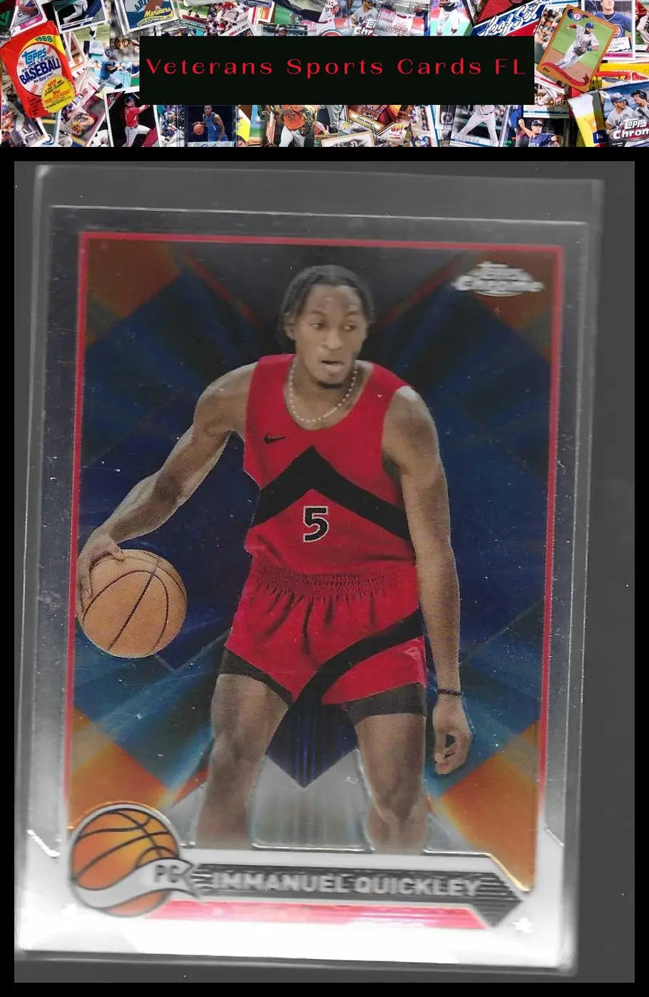 2023-24 Topps Chrome #126 Fred VanVleet - Basketball Card Single