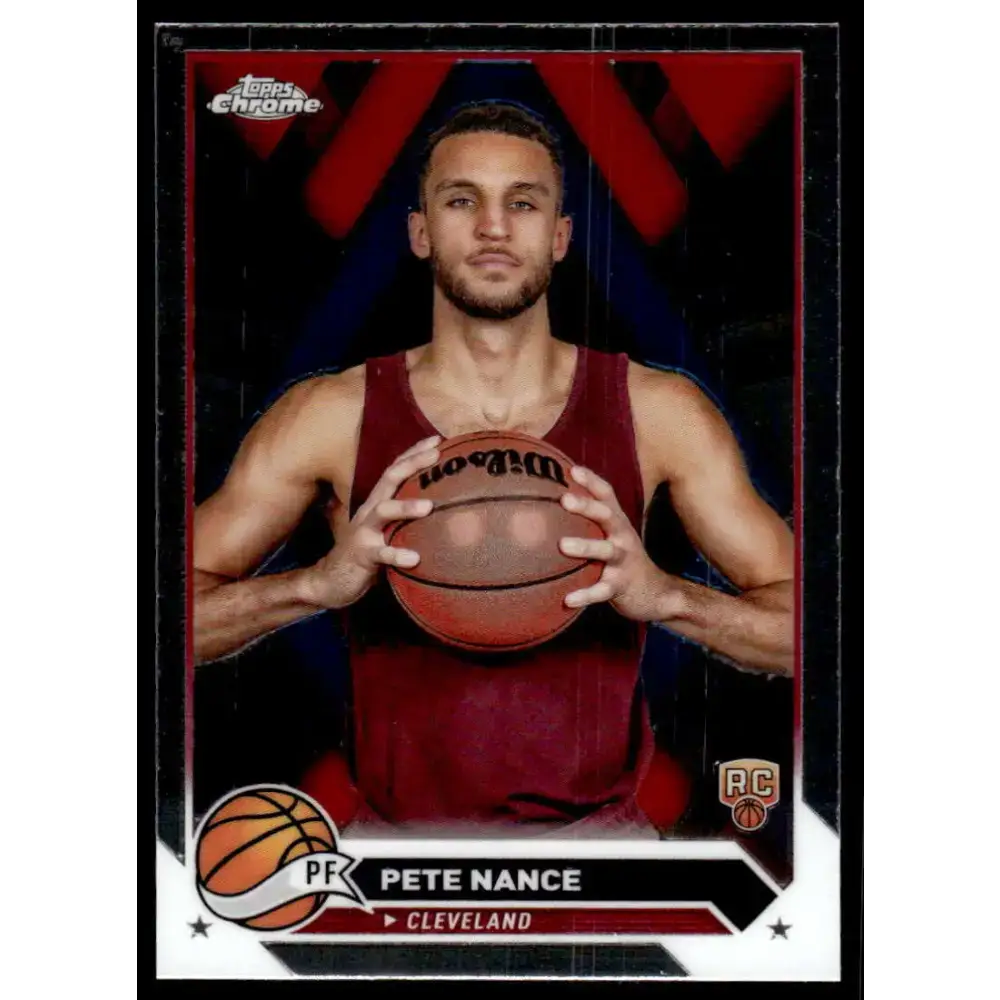 2023-24 Topps Chrome #144 Pete Nance NM-MT Cleveland Cavaliers Basketball Card - Basketball Card Single