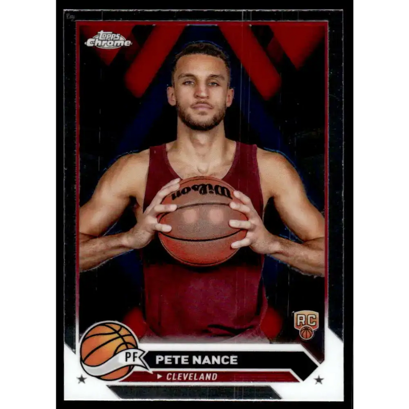 2023-24 Topps Chrome #144 Pete Nance NM-MT Cleveland Cavaliers Basketball Card - Basketball Card Single