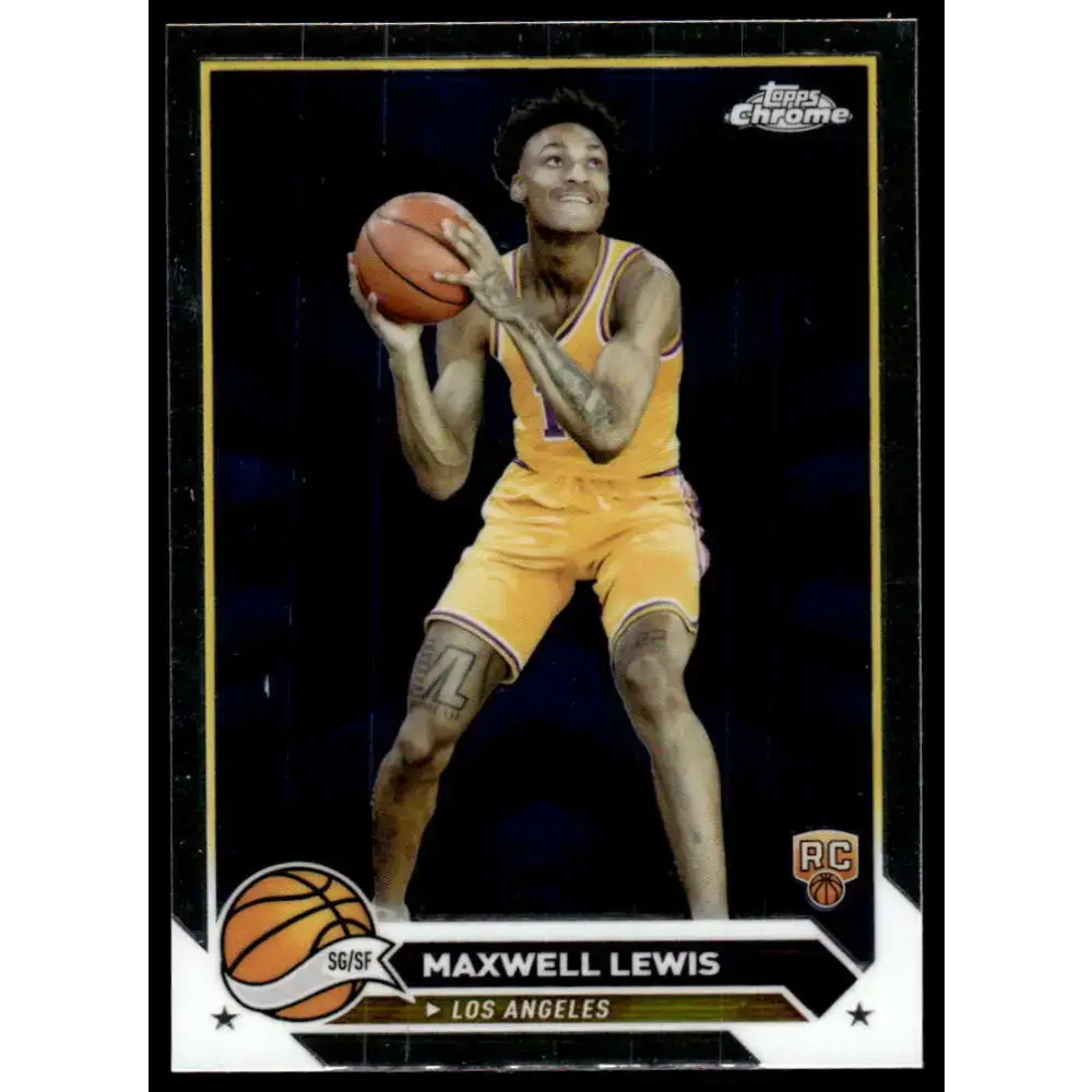 2023-24 Topps Chrome #16 Maxwell Lewis NM-MT Los Angeles Clippers Basketball Card - Basketball Card Single