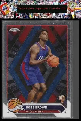 2023-24 Topps Chrome #18 Kobe Brown