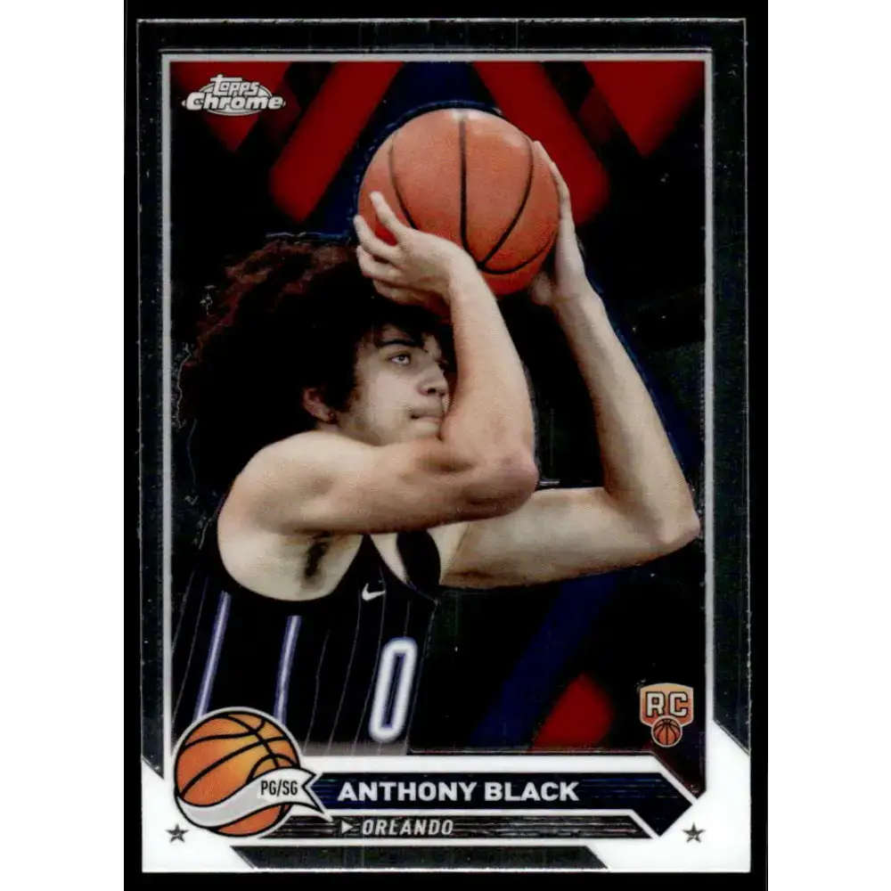 2023-24 Topps Chrome #186 Anthony Black NM-MT Orlando Magic Basketball Card - Basketball Card Single