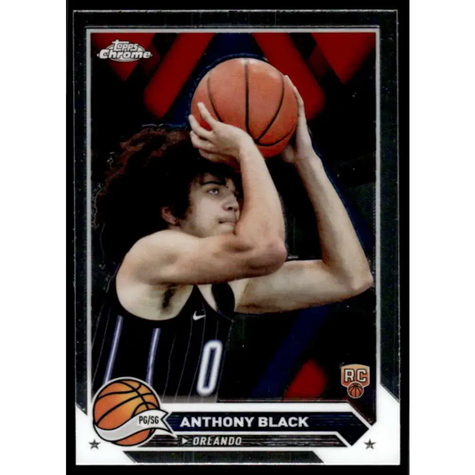2023-24 Topps Chrome #186 Anthony Black NM-MT Orlando Magic Basketball Card - Basketball Card Single