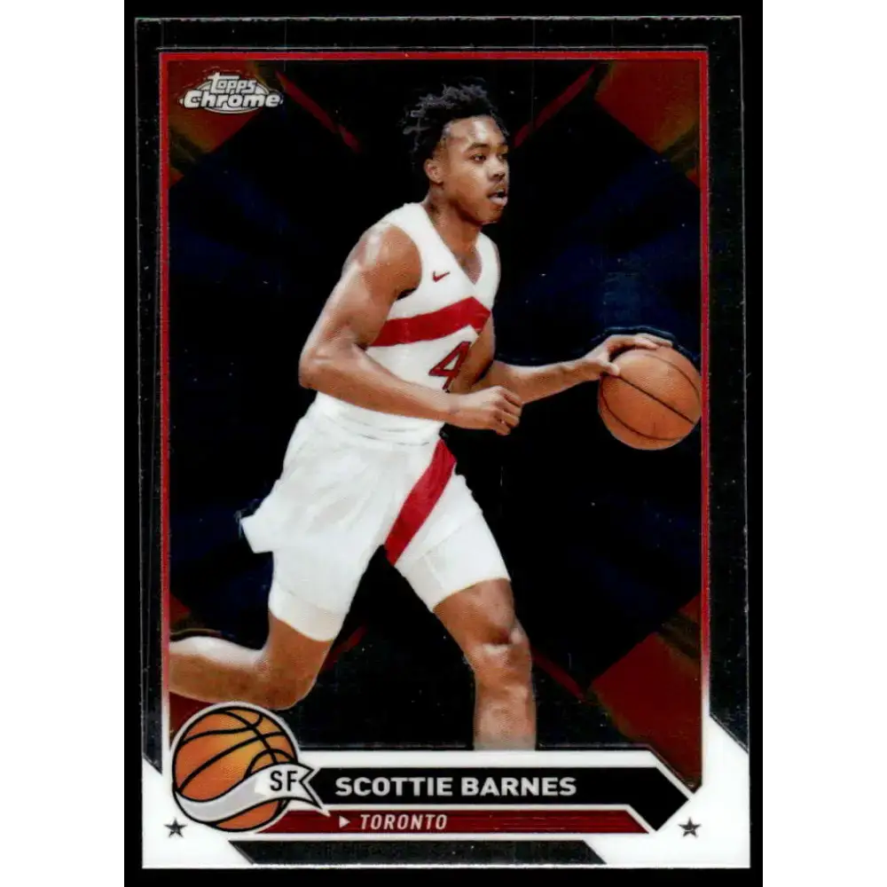 2023-24 Topps Chrome #20 Scottie Barnes NM-MT Toronto Raptors Basketball Card - Basketball Card Single