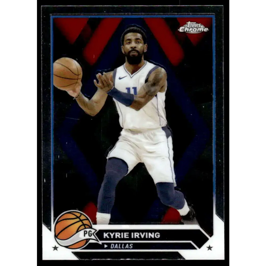 2023-24 Topps Chrome #3 Kyrie Irving NM-MT Dallas Mavericks Basketball Card - Basketball Card Single