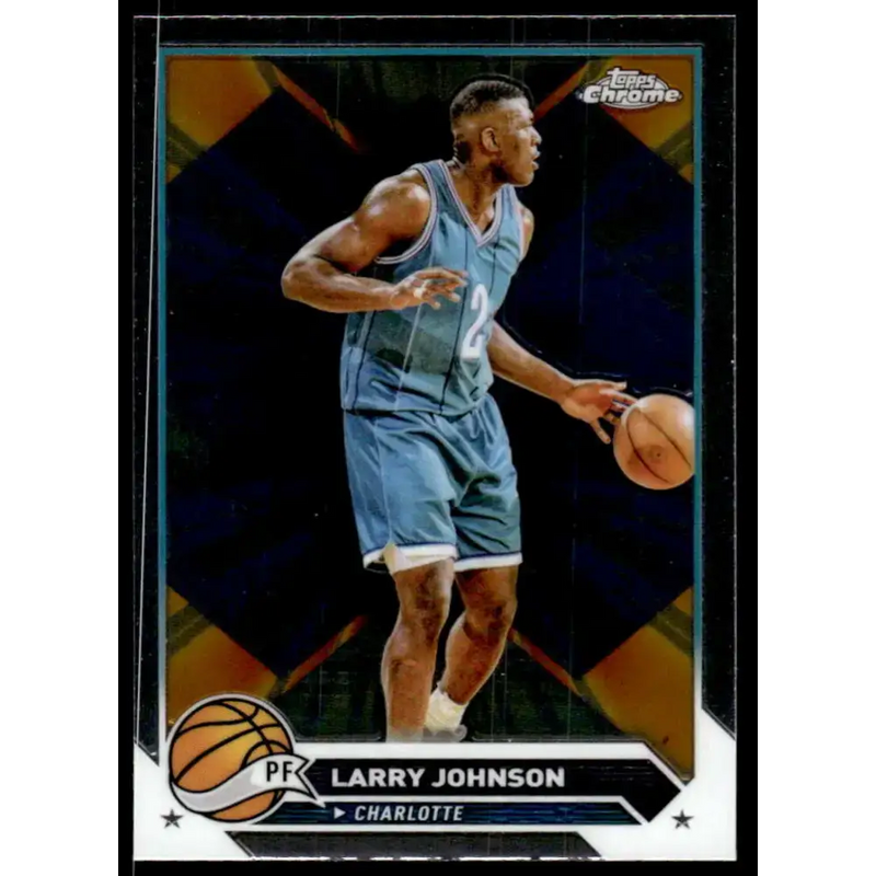 2023-24 Topps Chrome #32 Larry Johnson NM-MT Charlotte Hornets Basketball Card - Basketball Card Single