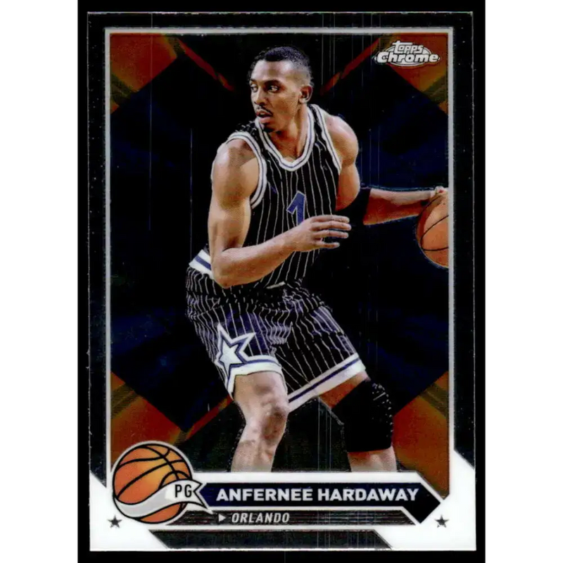 2023-24 Topps Chrome #44 Anfernee Hardaway NM-MT Orlando Magic Basketball Card - Basketball Card Single
