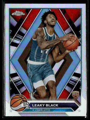 2023-24 Topps Chrome #51 Leaky Black Refractors Charlotte Hornets - Basketball Card Single