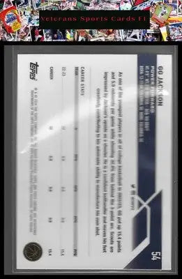 2023-24 Topps Chrome #54 GG Jackson