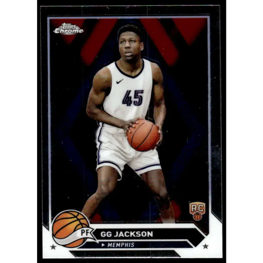 2023-24 Topps Chrome #54 GG Jackson NM-MT Memphis Grizzlies Basketball Card - Basketball Card Single