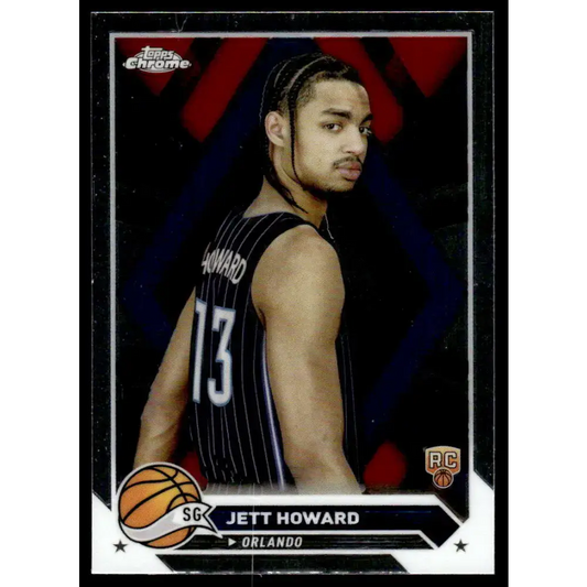 2023-24 Topps Chrome #6 Jett Howard NM-MT Orlando Magic Basketball Card - Basketball Card Single