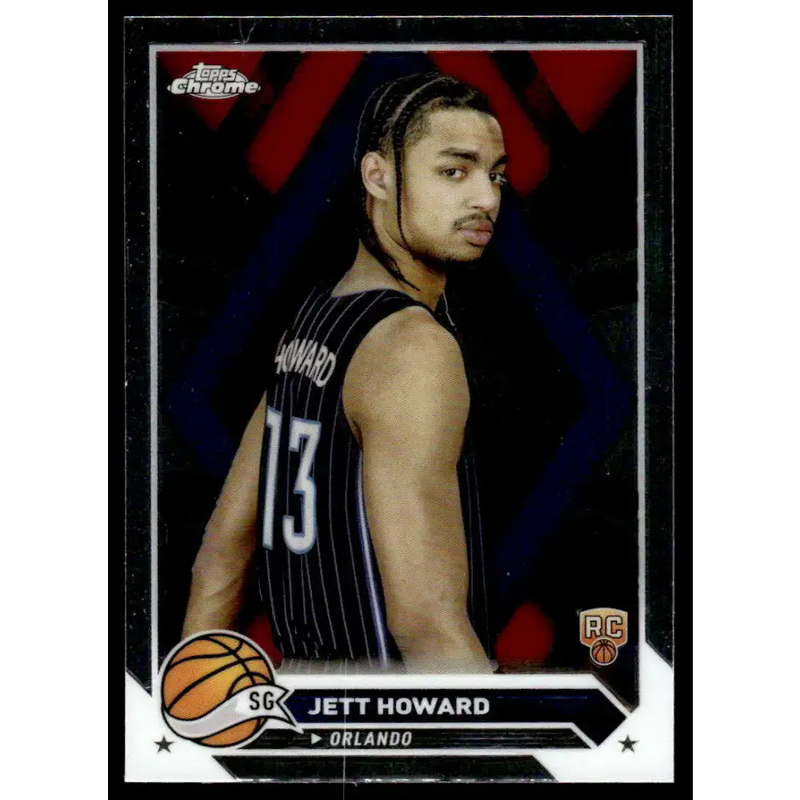 2023-24 Topps Chrome #6 Jett Howard NM-MT Orlando Magic Basketball Card - Basketball Card Single
