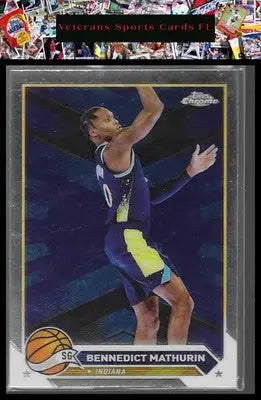 2023-24 Topps Chrome #76 Bennedict Mathurin