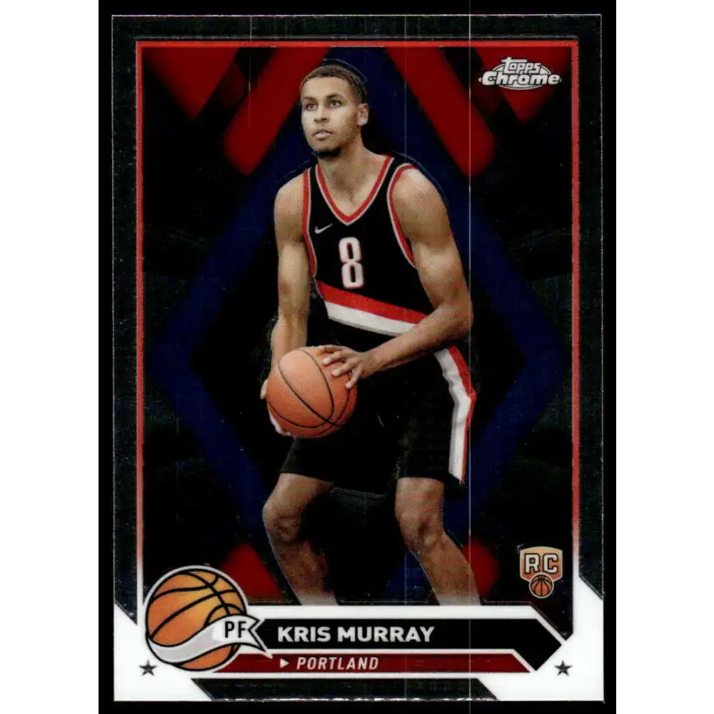 2023-24 Topps Chrome #84 Kris Murray NM-MT Portland Trail Blazers Basketball Card - Basketball Card Single