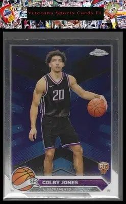 2023-24 Topps Chrome #91 Colby Jones - Basketball Card Single