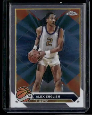 2023-24 Topps Chrome Alex English #26 Basketball - Basketball Card Single