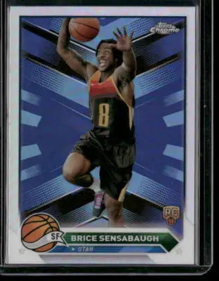 2023-24 Topps Chrome Basketball Brice Sensabaugh #73 Refractor RC Basketball - Basketball Card Single