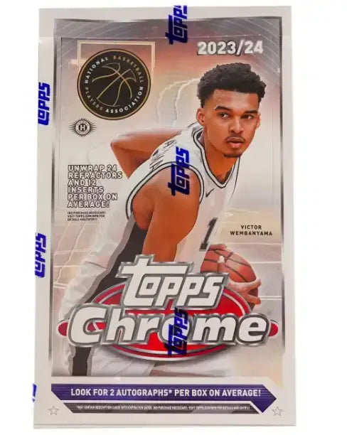 2023-24 Topps Chrome Basketball Hobby Box - Basketball Card Box