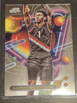 2023-24 Topps Chrome Cosmic #104 Anfernee Simons - Basketball Card Single