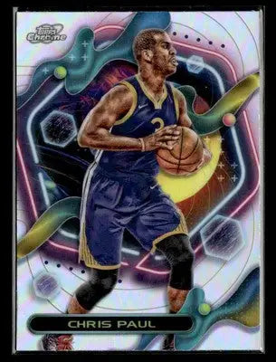 2023-24 Topps Chrome Cosmic #121 Chris Paul Refractors - Basketball Card Single