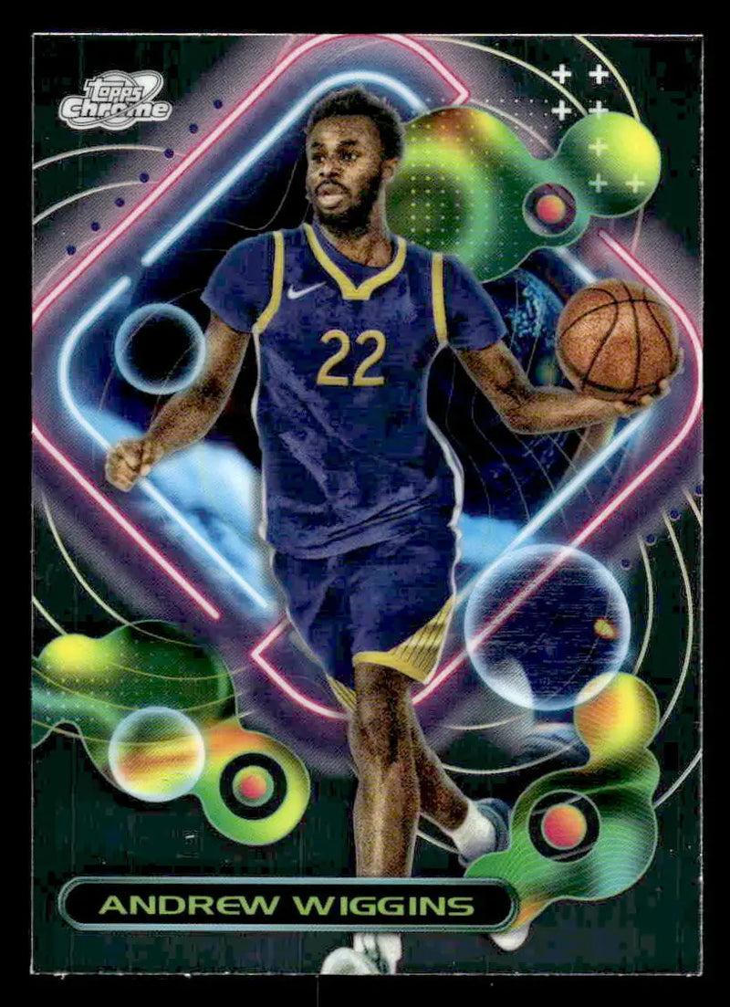 2023-24 Topps Chrome Cosmic #124 Andrew Wiggins - Basketball Card Single