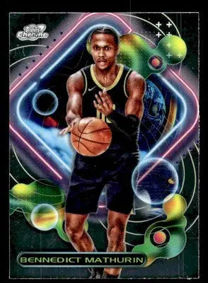 2023-24 Topps Chrome Cosmic #132 Bennedict Mathurin - Basketball Card Single