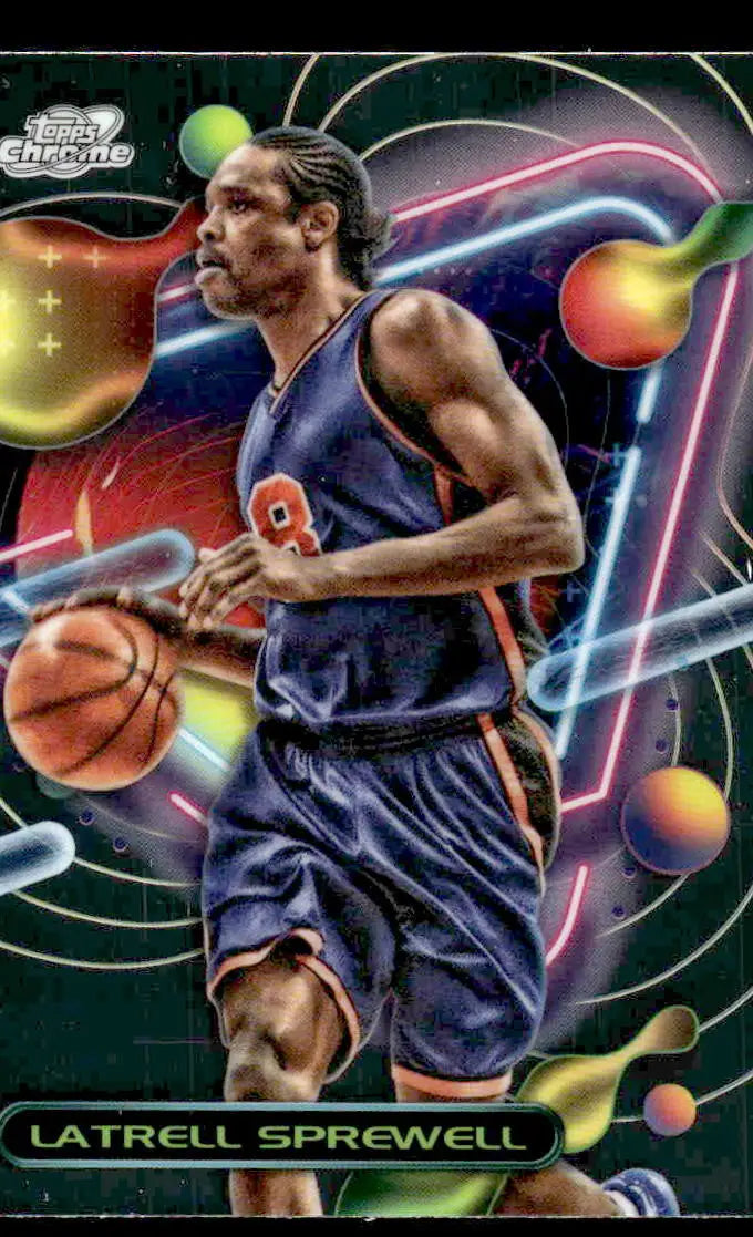 2023-24 Topps Chrome Cosmic #145 Latrell Sprewell Base New York Knicks - Basketball Card Single